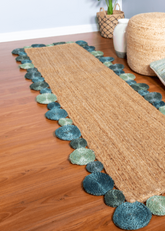 Multicolor Jute Runner Rug